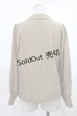 画像2: Maison de FLEUR Petite Robe canone / 屈しないナポレオンブラウス Free Brown H-25-03-12-1028-EL-BL-NS-ZH