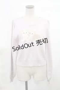 evelyn / にゃんちゃんニット Free ラベンダー H-25-03-12-1029-LO-TO-NS-ZH