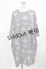 Jamie エーエヌケー / ドクロリボンプリントBigTe M ブラック H-25-03-12-1030-LO-OP-NS-ZH