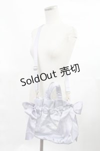 Maison de FLEUR / ギャザー2Wayトートバッグ  ブルー H-25-03-12-1035-LO-BG-NS-ZH