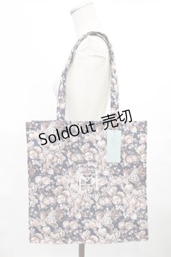 画像1: Maison de FLEUR Petite Robe canone / 心配性さんの安心トートバッグ  ネイビー H-25-03-12-1037-EL-BG-NS-ZH
