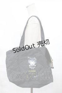 m petit by misako / サンリオキャラクターズコラボポーチ付きエコバッグ  クロミ/ブラック H-25-03-12-1039-LO-BG-NS-ZH