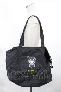 画像1: m petit by misako / サンリオキャラクターズコラボポーチ付きエコバッグ  クロミ/ブラック H-25-03-12-1039-LO-BG-NS-ZH