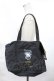 画像1: m petit by misako / サンリオキャラクターズコラボポーチ付きエコバッグ  クロミ/ブラック H-25-03-12-1039-LO-BG-NS-ZH (1)