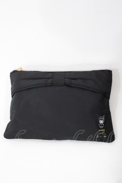 画像3: m petit by misako / サンリオキャラクターズコラボポーチ付きエコバッグ  クロミ/ブラック H-25-03-12-1039-LO-BG-NS-ZH