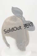 MILK / リボンカチューシャ  黒 H-25-03-12-011-ML-AC-KB-ZH