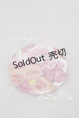 Katie / BADGE 75 round  Pink Teddy H-25-03-12-012-LO-ZA-KB-ZH