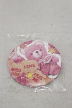 画像1: Katie / BADGE 75 round  Pink Teddy H-25-03-12-012-LO-ZA-KB-ZH
