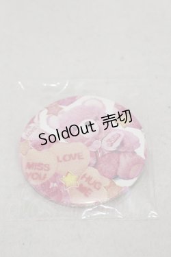 画像1: Katie / BADGE 75 round  Pink Teddy H-25-03-12-012-LO-ZA-KB-ZH