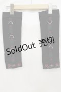 NieR Clothing / アームカバー  黒×赤 H-25-03-12-013-PU-ZA-KB-ZH