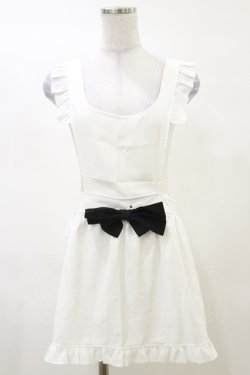 画像1: MARBLE / エプロン  白 H-25-03-12-014-GO-ZA-KB-ZH