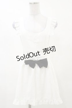画像1: MARBLE / エプロン  白 H-25-03-12-014-GO-ZA-KB-ZH
