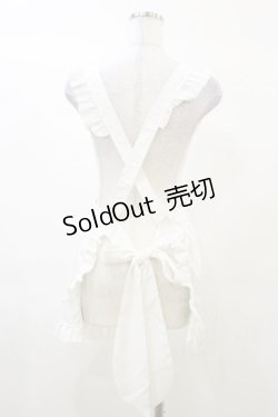 画像2: MARBLE / エプロン  白 H-25-03-12-014-GO-ZA-KB-ZH