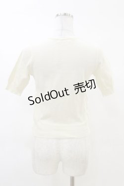 画像2: Jane Marple / Gelee de Fruitsデコパージュカーディガン M アイボリー H-25-03-12-020-JM-TO-KB-ZH