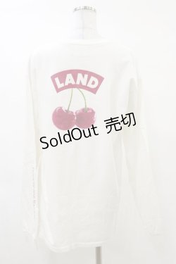 画像2: LAND by MILKBOY / CHERRY L.S. TEE M ホワイト H-25-03-12-029-MB-TO-KB-ZH