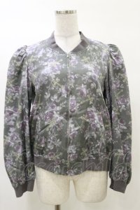 Candy Stripper / MYSTIC FLOWER&CROSS JACKET M グレー H-25-03-12-038-PU-JA-KB-ZH