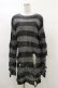 画像1: KILL STAR / Abyss Knit Sweater XS 黒×シルバーグレー H-25-03-12-043-SL-TO-KB-ZH (1)