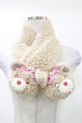 Nile Perch / もこもこくまマフラー  ベージュ H-25-03-13-1009-LO-ZA-NS-ZH