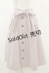 LIZ LISA / ウエストリボンミモレ丈スカート Free ピンク H-25-03-13-1064-LO-SK-NS-ZH
