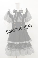 LIZ LISA / ギンガムドッキングワンピース Free ブラック H-25-03-13-1066-LO-OP-NS-ZH