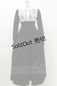 An MILLE / ヨークレースフレアワンピース Free ブラック H-25-03-13-1071-EL-OP-NS-ZH