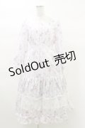 axes femme / SAKURAティアードワンピース M オフ H-25-03-13-1076-AX-OP-NS-ZH