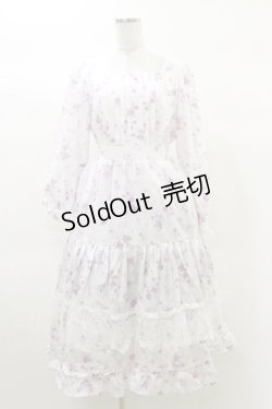 画像1: axes femme / SAKURAティアードワンピース M オフ H-25-03-13-1076-AX-OP-NS-ZH