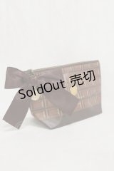 Amavel / Melt Chocolateポーチ  ブラウン H-25-03-13-1025-CA-ZA-NS-ZH