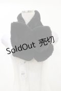 axes femme POETIQUE / リボンファーマフラー  ブラック H-25-03-13-1003-AX-ZA-NS-ZH