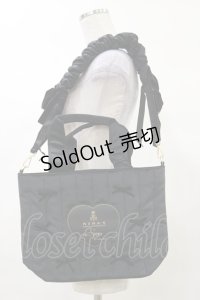 m petit by misako / AM* NIベロアリボン2WAY  ブラック H-25-03-13-1028-LO-BG-NS-ZH