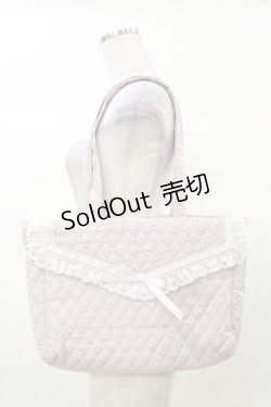 画像1: mellfy memory / Love letter tote bag  ピンク H-25-03-13-1029-LO-BG-NS-ZH