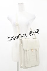 Fi.n.t / ダブルベルト縦型サッチェルバッグ  IVORY H-25-03-13-1030-CA-BG-NS-ZH