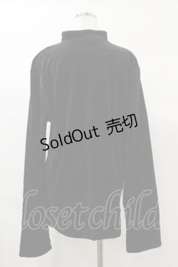 画像2: ACDC RAG / ベロアチャイナジャケット Free ブラック H-25-03-13-1032-PU-TO-NS-ZT219