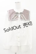 Amavel / Melt Chocolateブラウス Free オフ/ブラウン H-25-03-13-1038-CA-BL-NS-ZH