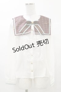 Amavel / Melt Chocolateブラウス Free オフ/ブラウン H-25-03-13-1038-CA-BL-NS-ZH