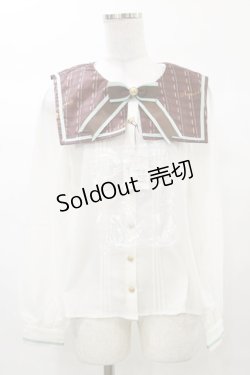 画像1: Amavel / Melt Chocolateブラウス Free オフ/ブラウン H-25-03-13-1038-CA-BL-NS-ZH