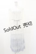 axes femme / グラデーションレースガウン M オフ〜ブルー H-25-03-13-1042-AX-TO-NS-ZH