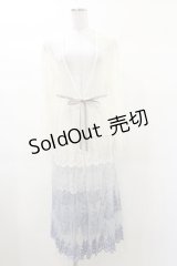 axes femme / グラデーションレースガウン M オフ〜ブルー H-25-03-13-1042-AX-TO-NS-ZH