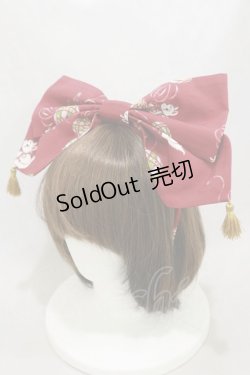 画像1: Royal Princess Alice / お狐様カチューシャ/絢爛白狐(たまコラボレーション)  レッド H-25-03-13-1008-LO-AC-NS-ZH