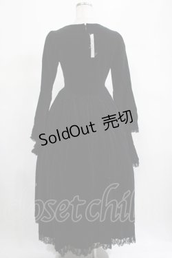 画像3: alice auaa / 別珍ロングワンピース  黒 H-25-03-13-006-AA-OP-KB-ZH