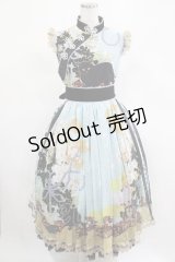 Triple fortune / 和猫チャイナワンピース   H-25-03-13-007-EL-OP-KB-ZH