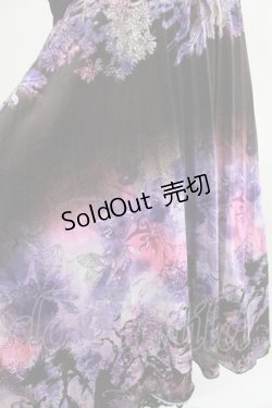 画像3: Ozz oneste / 2Wayスカート/キャミ  黒×紫系 H-25-03-13-014-OO-TO-KB-ZH