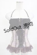 Ozz On / フロントZIPビスチェキャミ  紫 H-25-03-13-015-OO-TO-KB-ZH
