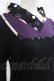 画像3: gouk / 着物衿ヨーク切替カットソー  黒×紫 H-25-03-13-016-GO-TO-KB-ZH (3)