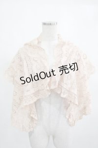 Jane Marple / レースボレロ M ピンクベージュ H-25-03-13-020-JM-TO-KB-ZH