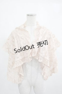 画像1: Jane Marple / レースボレロ M ピンクベージュ H-25-03-13-020-JM-TO-KB-ZH