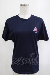Jean Paul GAULTIER / ワッペン刺繍カットソー 38 ネイビー H-25-03-13-021-GO-TO-KB-ZH
