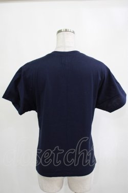 画像2: Jean Paul GAULTIER / ワッペン刺繍カットソー 38 ネイビー H-25-03-13-021-GO-TO-KB-ZH