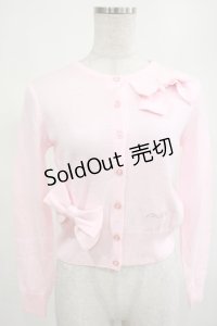MILK / ローブ・ド・リボンカーデ  ベビーピンク H-25-03-13-022-ML-TO-KB-ZH