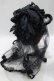画像2: MARBLE / ベール付リボンボンネット  黒 H-25-03-13-027-GO-AC-KB-ZH (2)